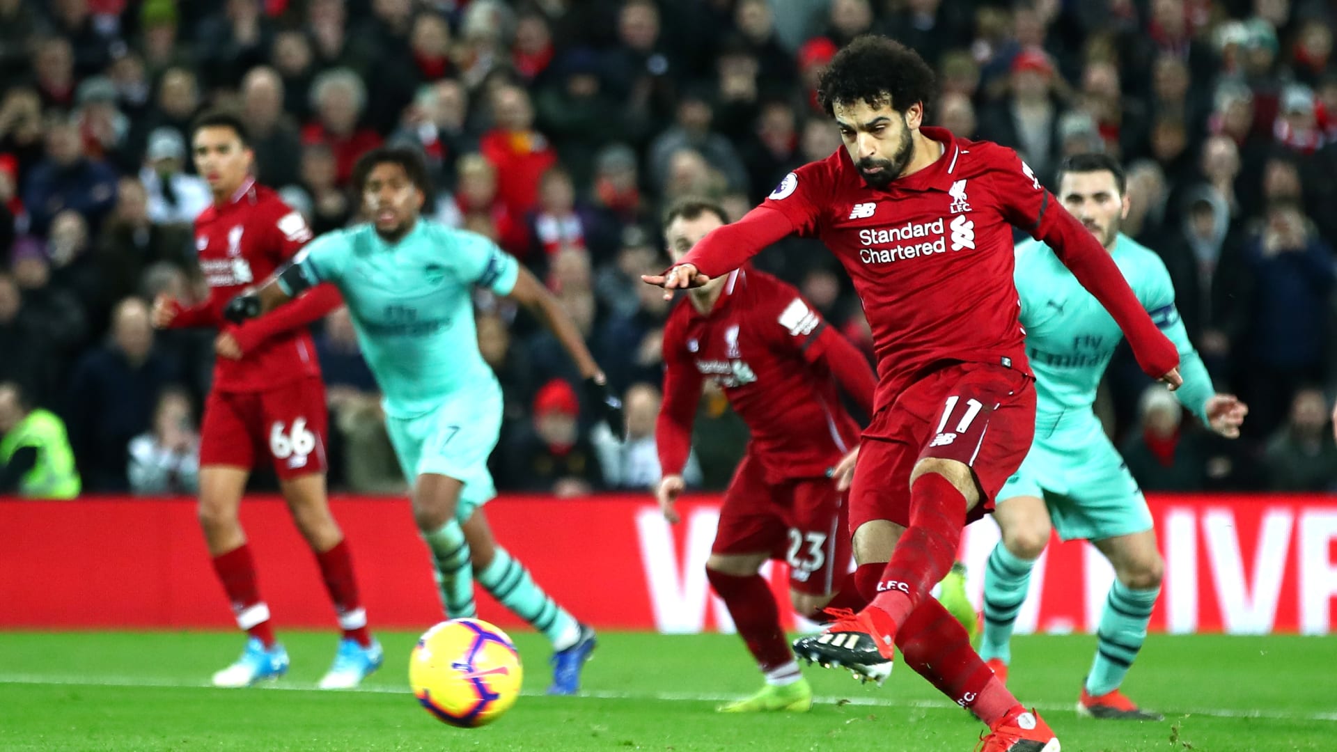 مباراة ليفربول وأرسنال في الدوري الإنجليزي
