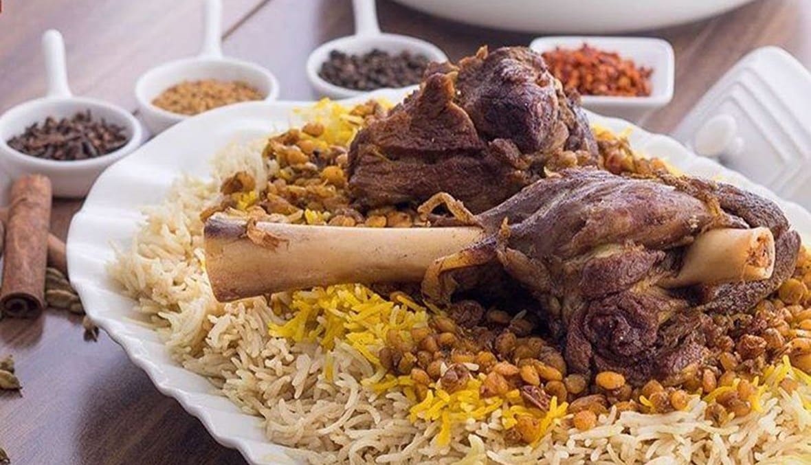 طريقة مجبوس لحم خليجي تقليدي سهل وسريع ولذيذ جدًا لكل عزومة ومناسبة