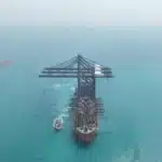 "ميناء السخنة يخطو نحو الذكاء الكامل بوصول معدات هاتشيسون 1"