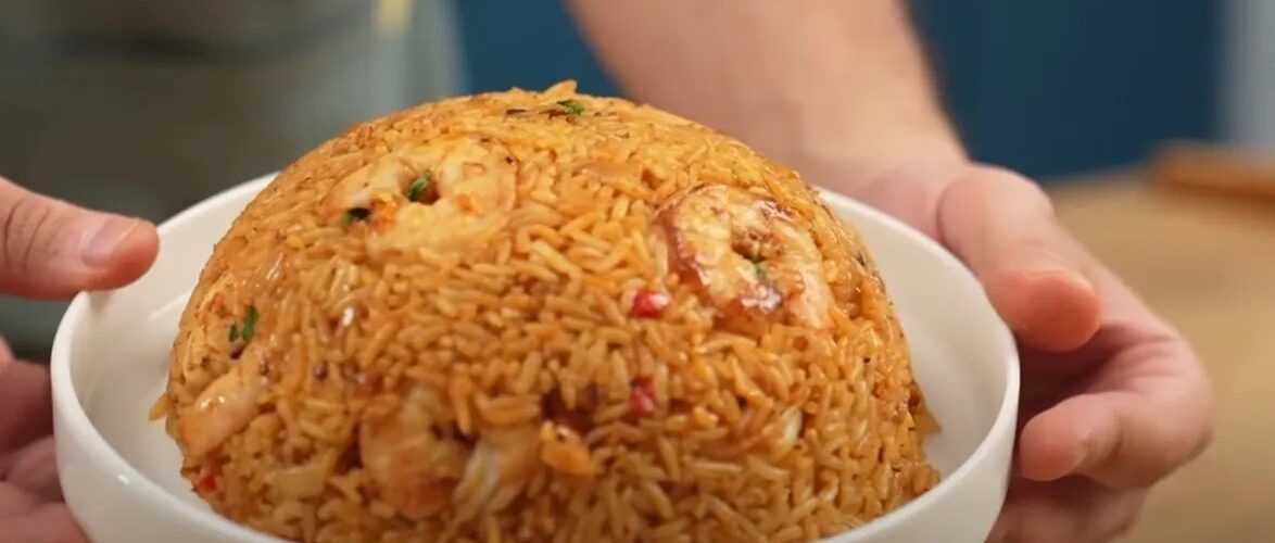 أرز صيادية بالجمبري زي المطاعم خطوة بخطوة والطعم خرافي